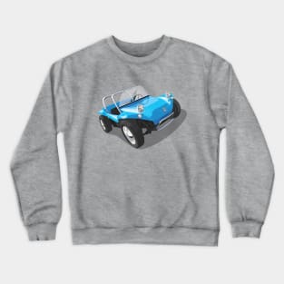 Beach Buggy in Blue Crewneck Sweatshirt